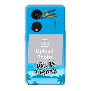 Take Me Anywhere Travel Customized Printed Back Cover for Oppo Reno8 T 5G