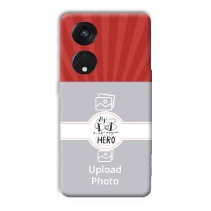 Dad  Customized Printed Back Cover for Oppo Reno8 T 5G