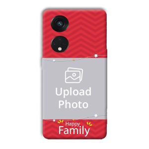 Happy Family Customized Printed Back Cover for Oppo Reno8 T 5G