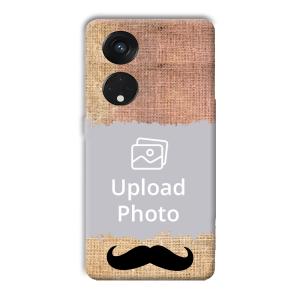 Moustache Customized Printed Back Cover for Oppo Reno8 T 5G