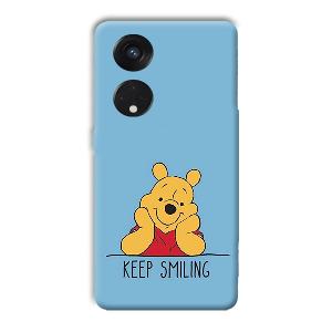 Winnie The Pooh Phone Customized Printed Back Cover for Oppo Reno8 T 5G