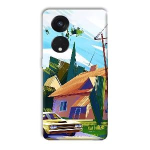 Car  Phone Customized Printed Back Cover for Oppo Reno8 T 5G