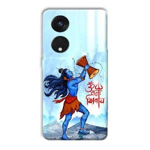 Om Namah Shivay Phone Customized Printed Back Cover for Oppo Reno8 T 5G