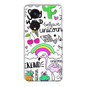 Stay Wild Phone Customized Printed Back Cover for Oppo Reno8 T 5G