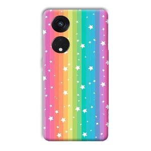 Starry Pattern Phone Customized Printed Back Cover for Oppo Reno8 T 5G