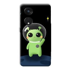 Alien Character Phone Customized Printed Back Cover for Oppo Reno8 T 5G