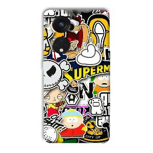 Cartoons Phone Customized Printed Back Cover for Oppo Reno8 T 5G