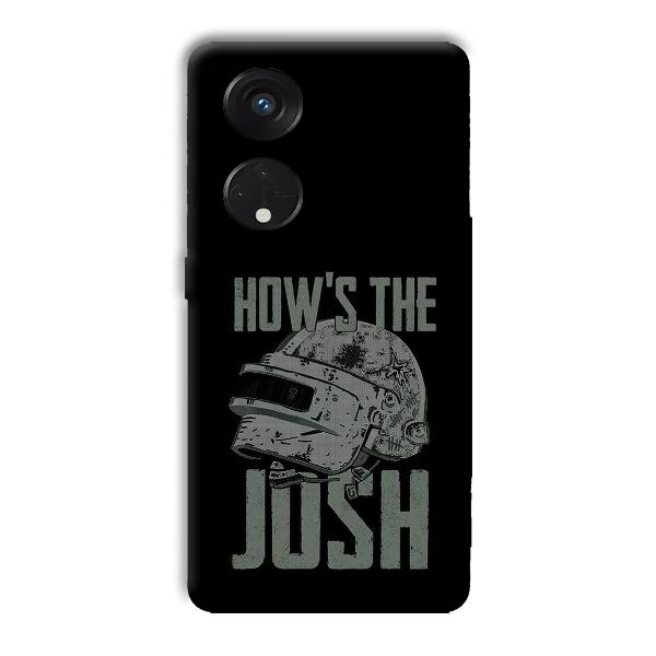 How's The Josh Phone Customized Printed Back Cover for Oppo Reno8 T 5G