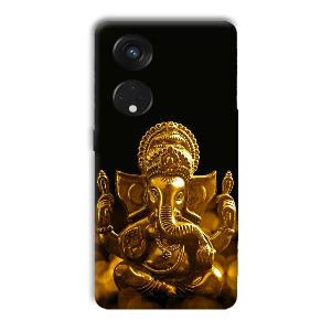 Ganesha Idol Phone Customized Printed Back Cover for Oppo Reno8 T 5G