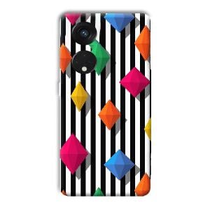 Origami Phone Customized Printed Back Cover for Oppo Reno8 T 5G