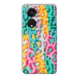 Colors Phone Customized Printed Back Cover for Oppo Reno8 T 5G