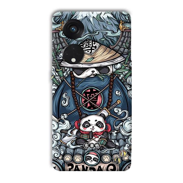 Panda Q Phone Customized Printed Back Cover for Oppo Reno8 T 5G