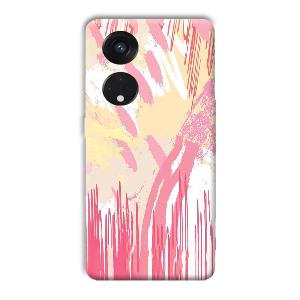 Pink Pattern Designs Phone Customized Printed Back Cover for Oppo Reno8 T 5G