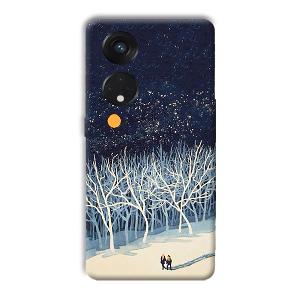 Windy Nights Phone Customized Printed Back Cover for Oppo Reno8 T 5G