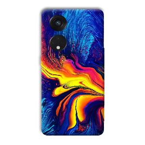 Paint Phone Customized Printed Back Cover for Oppo Reno8 T 5G