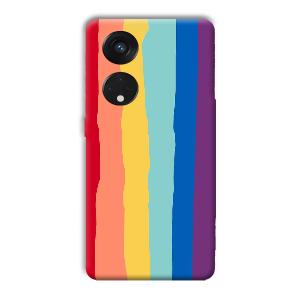 Vertical Paint Phone Customized Printed Back Cover for Oppo Reno8 T 5G