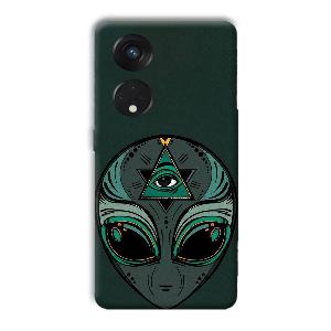 Alien Phone Customized Printed Back Cover for Oppo Reno8 T 5G