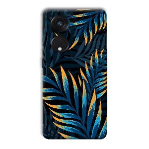 Mountain Leaves Phone Customized Printed Back Cover for Oppo Reno8 T 5G