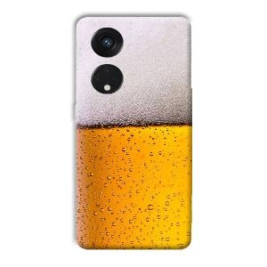 Beer Design Phone Customized Printed Back Cover for Oppo Reno8 T 5G