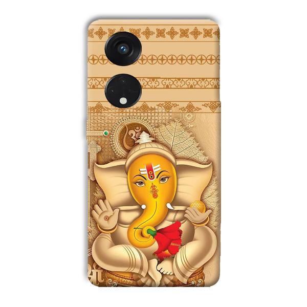 Ganesha Phone Customized Printed Back Cover for Oppo Reno8 T 5G