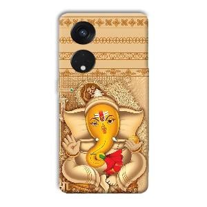 Ganesha Phone Customized Printed Back Cover for Oppo Reno8 T 5G