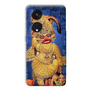 Hanuman Phone Customized Printed Back Cover for Oppo Reno8 T 5G