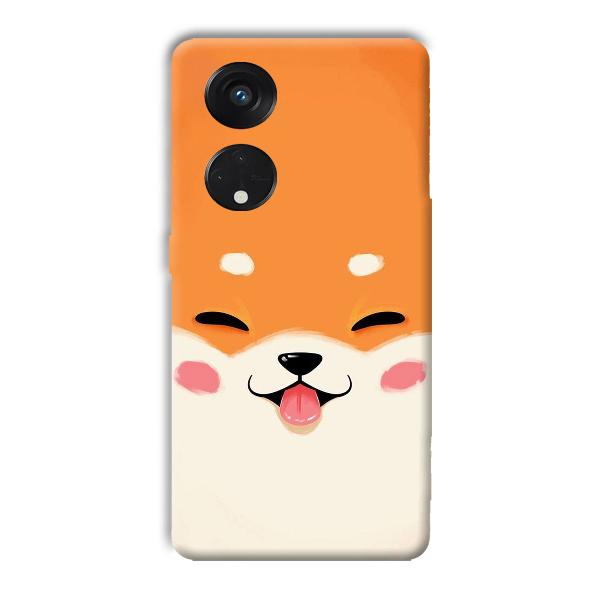 Smiley Cat Phone Customized Printed Back Cover for Oppo Reno8 T 5G