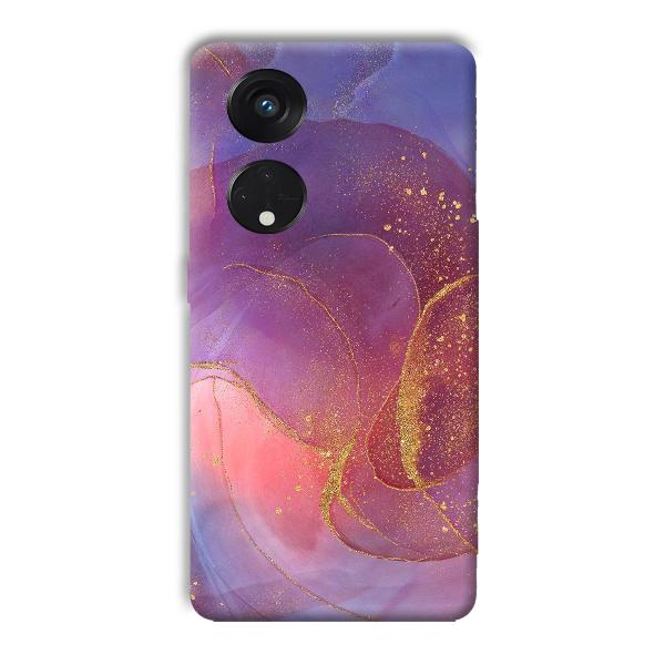Sparkling Marble Phone Customized Printed Back Cover for Oppo Reno8 T 5G