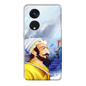 The Maharaja Phone Customized Printed Back Cover for Oppo Reno8 T 5G