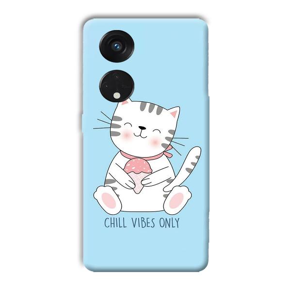 Chill Vibes Phone Customized Printed Back Cover for Oppo Reno8 T 5G