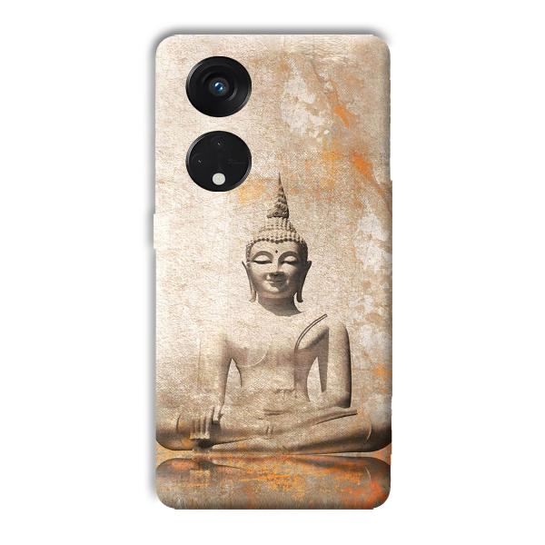Buddha Statute Phone Customized Printed Back Cover for Oppo Reno8 T 5G