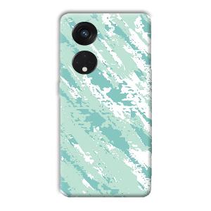 Sky Blue Design Phone Customized Printed Back Cover for Oppo Reno8 T 5G
