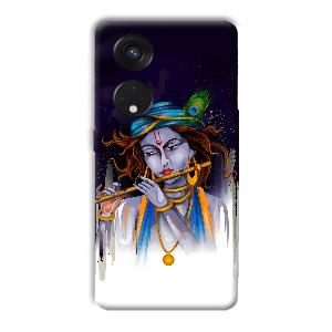 Krishna Phone Customized Printed Back Cover for Oppo Reno8 T 5G