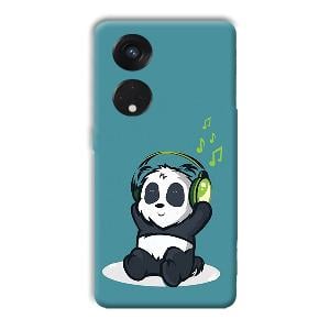 Panda  Phone Customized Printed Back Cover for Oppo Reno8 T 5G