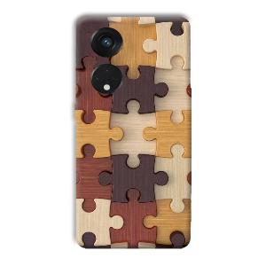 Puzzle Phone Customized Printed Back Cover for Oppo Reno8 T 5G
