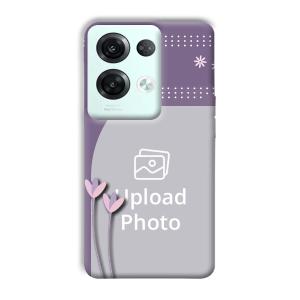 Lilac Pattern Customized Printed Back Cover for Oppo Reno 8 Pro 5G