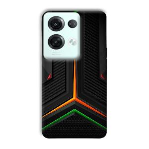 Black Design Phone Customized Printed Back Cover for Oppo Reno 8 Pro 5G