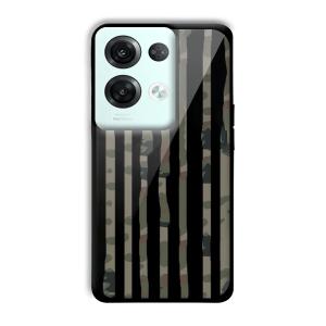 Camo Customized Printed Glass Back Cover for Oppo