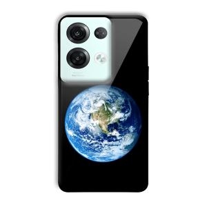 Floating Earth Customized Printed Glass Back Cover for Oppo Reno 8 Pro 5G