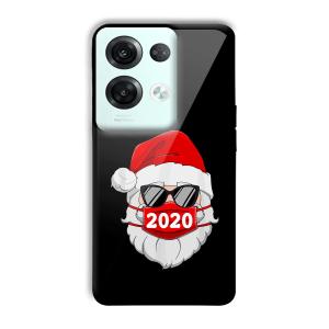 2020 Santa Customized Printed Glass Back Cover for Oppo