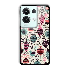 Abstract Customized Printed Glass Back Cover for Oppo