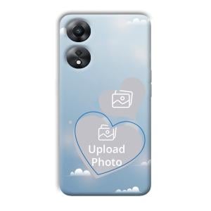 Cloudy Love Customized Printed Back Cover for Oppo A78 5G