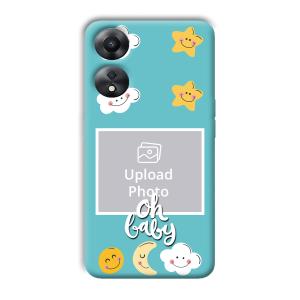 Oh Baby Customized Printed Back Cover for Oppo A78 5G