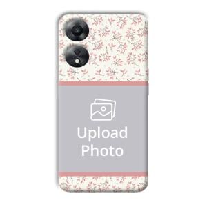 Leafy Design Customized Printed Back Cover for Oppo A78 5G