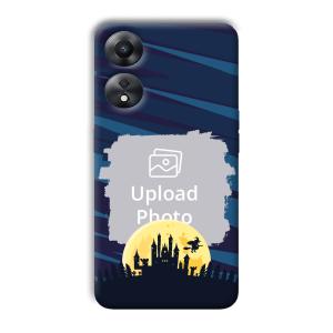 Hogwarts Customized Printed Back Cover for Oppo A78 5G