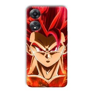Goku Design Phone Customized Printed Back Cover for Oppo A78 5G