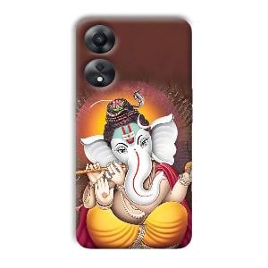 Ganesh  Phone Customized Printed Back Cover for Oppo A78 5G