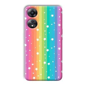 Starry Pattern Phone Customized Printed Back Cover for Oppo A78 5G