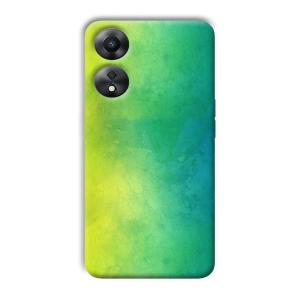 Green Pattern Phone Customized Printed Back Cover for Oppo A78 5G