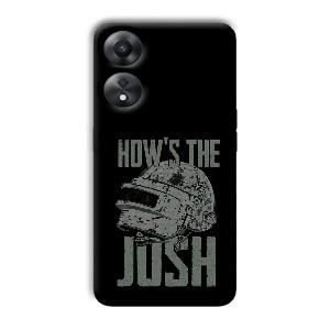 How's The Josh Phone Customized Printed Back Cover for Oppo A78 5G